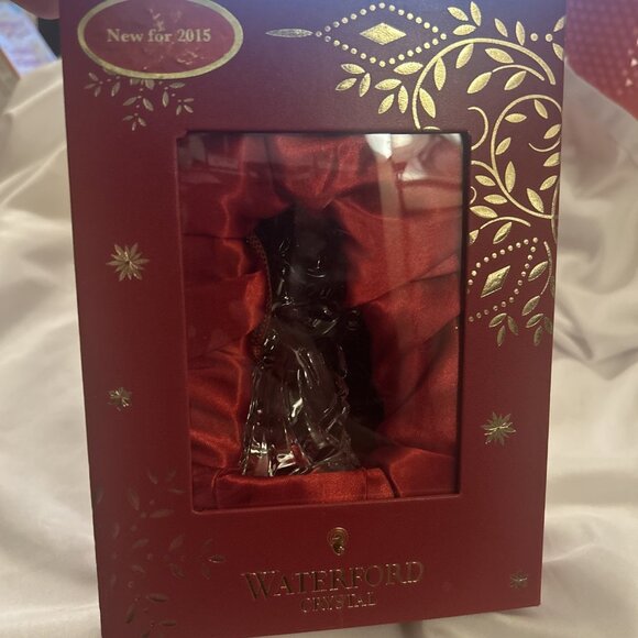 Waterford Led Crystal Angel 2015 Collection W/enhancer 4” Figurine Original Tags - Picture 11 of 15
